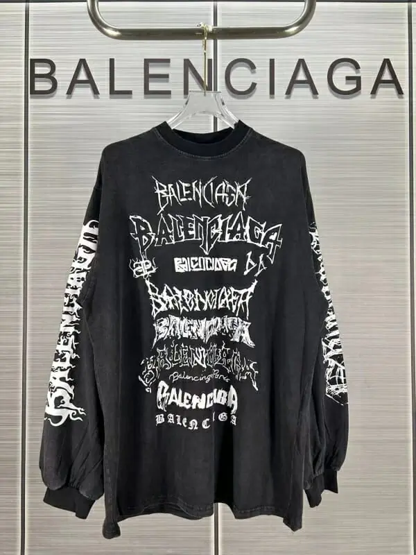 balenciaga t-shirt manches longues pour unisexe s_1236730